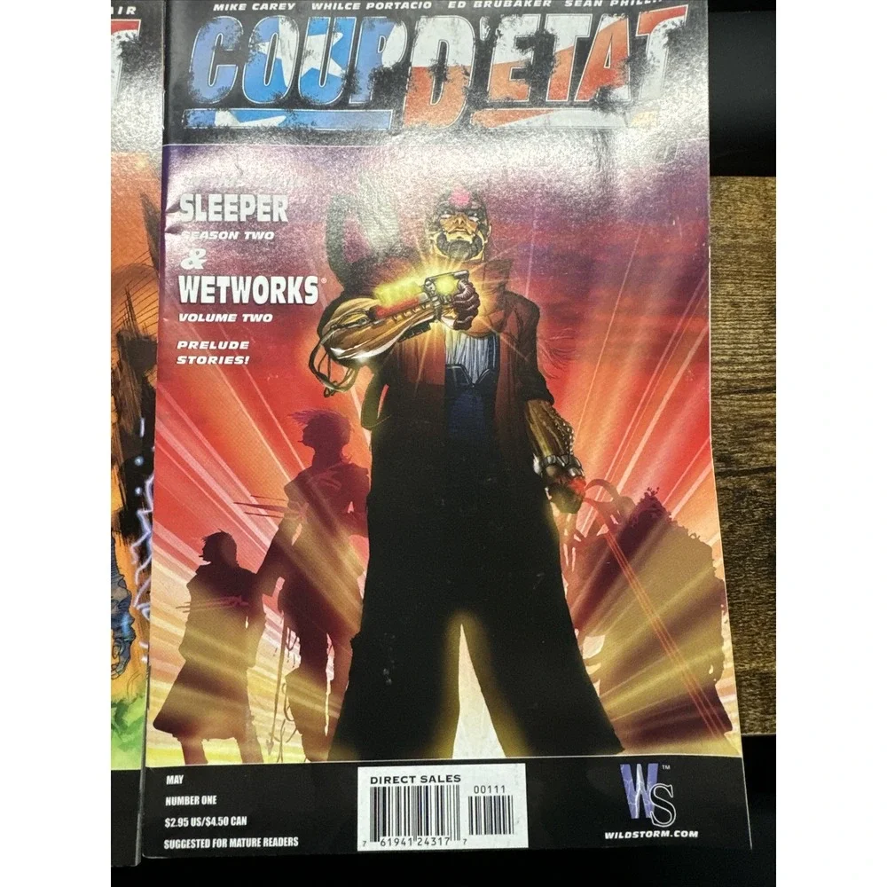 Coup D'Etat Comic Lot (2 Issues) DC Wildstorm #1 & Afterword #1 Sleeper Wetworks